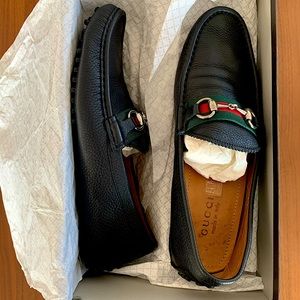 Gucci Road Leather Loafers